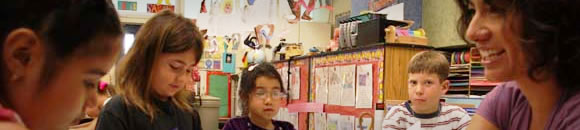 young children laughing